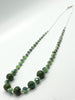 Green Ceramic & Glass Bead Necklace