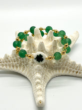 Load image into Gallery viewer, Green Shamrock Wrap Bracelet
