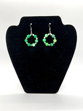 Load image into Gallery viewer, Jade &amp; Quartz Hoop Earrings
