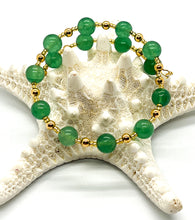 Load image into Gallery viewer, Green Aventurine Wrap Bracelet